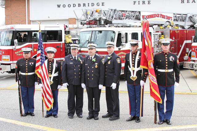 West Hudson Detachment, Marine Corps League with the Chiefs 3/13/2011