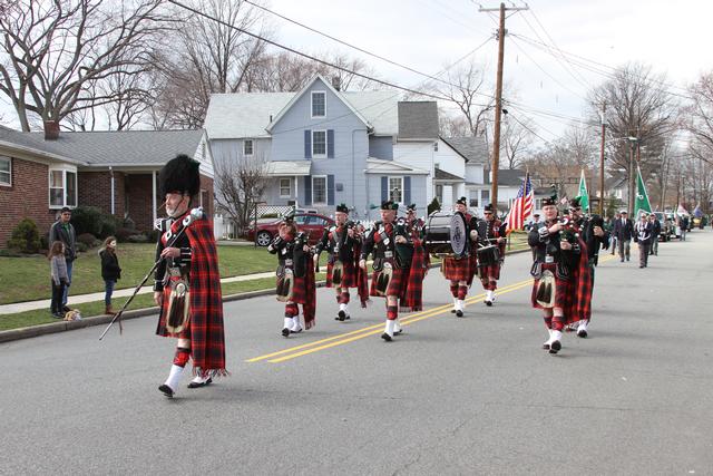 Richmond County Pipes and Drums at the 2011 St. Patrick's Parade