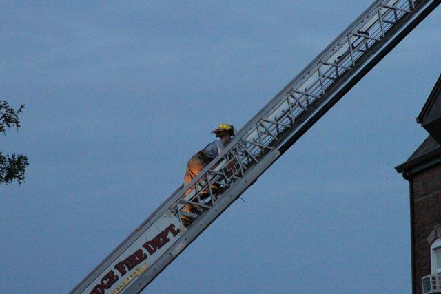 Climbing Truck 6 - Ladder operations training, May 13, 2011.